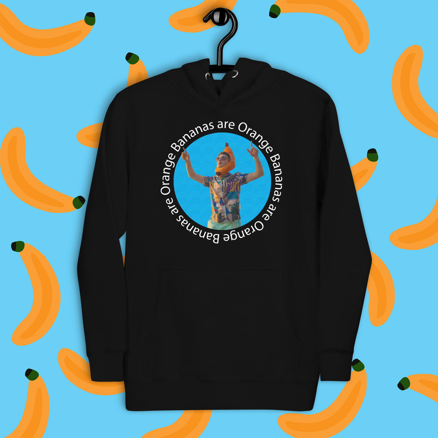 Bananas are Orange Unisex Hoodie